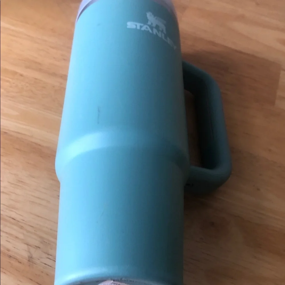 Stanley rare Seafoam Green Travel Mug with Handle - Picture 7 of 9